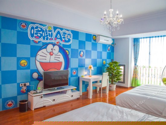 多啦A梦亲子双床房