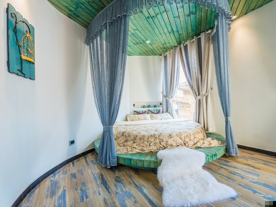 绿色清新海景大床房