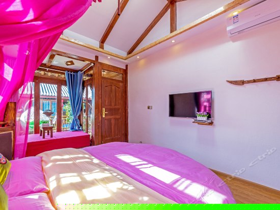 空调情缘星空圆床房