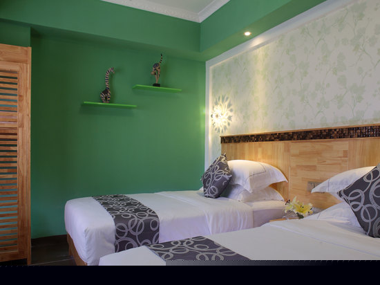 秘密的庭院双床房