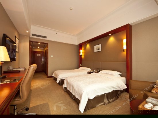 高级园景双床房