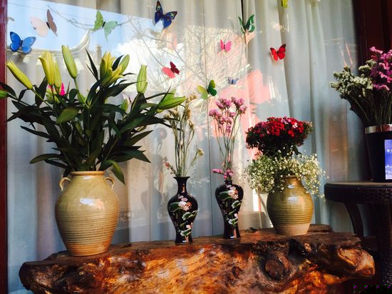 阳光复古双床房