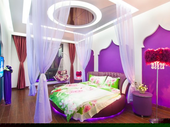 在云端系列圆床