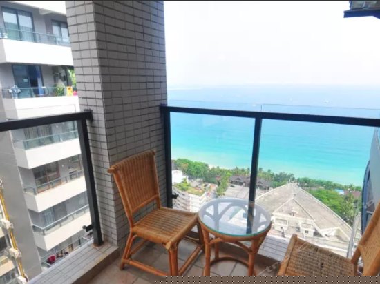 海之蓝阳台正海景大床房