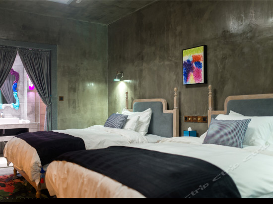 花园海景双床房