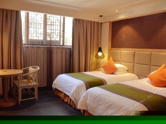 曼居庭院双床房