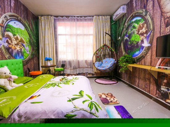 海盗船主题大床房