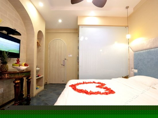 地中海阳台大床