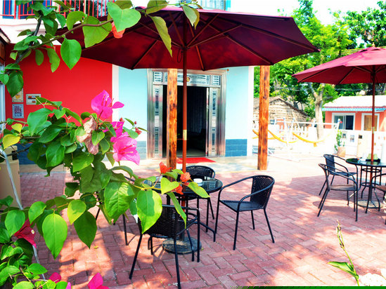 贝壳沙滩店-阳台双床