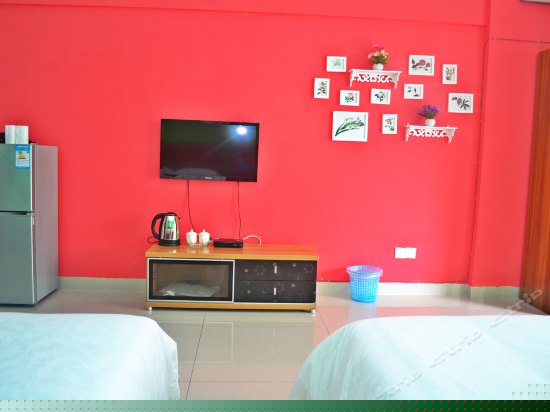 温馨园景家庭房