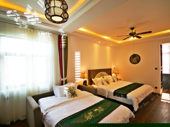 花园侧面海景家庭房B