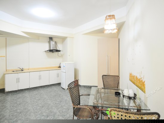 高层海景双大床房