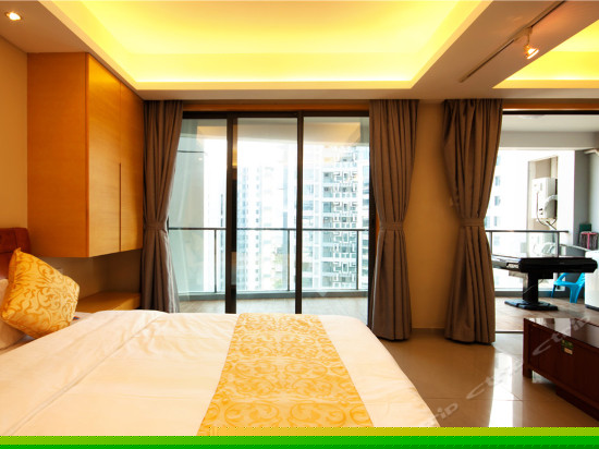 雅致园景1室2厅大床房