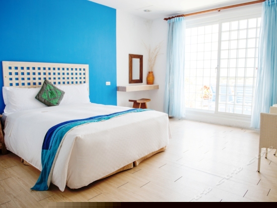 市景阳台双人房