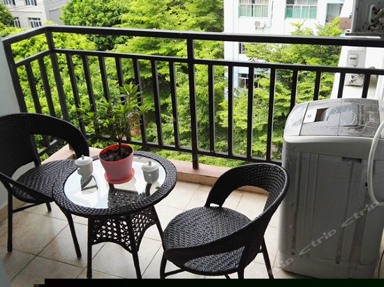 公寓一房一厅阳台双床间