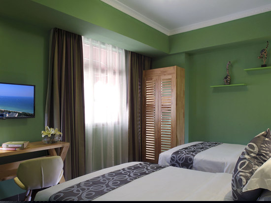 秘密的庭院双床房