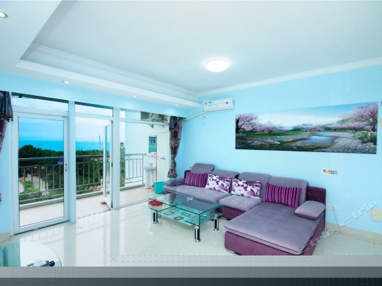 高层豪华正海景180度四室一厅套房803