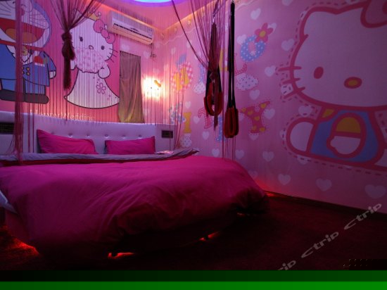 凯蒂之家主题圆床房