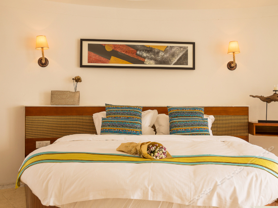 独立阳台汤池海景亲水房