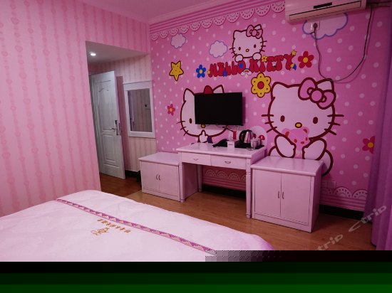hello kitty主题大床房