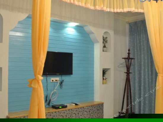 地中海风情圆床房