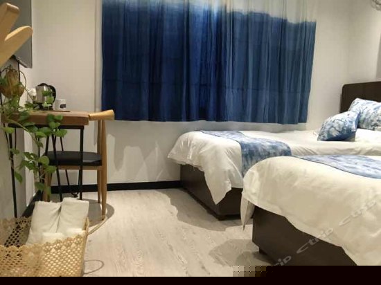 新概念植物染双床间空色