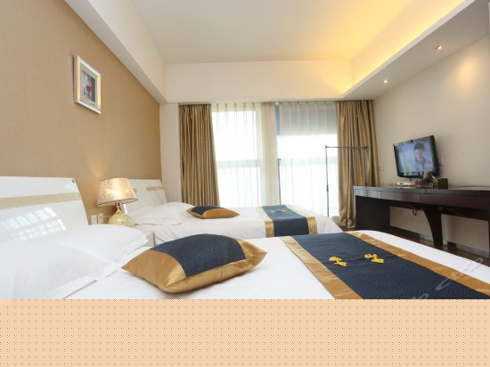 都市夜景双人床