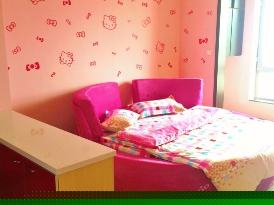 主题海景圆床房