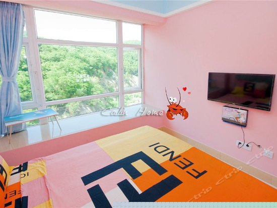 时尚飘窗园景独卫大床房