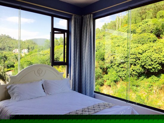 双玻璃幕墙浪漫山海套房