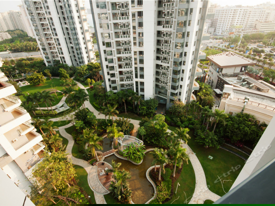 雅致园景1室2厅大床房