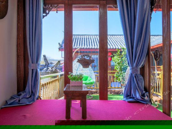 空调情缘星空圆床房