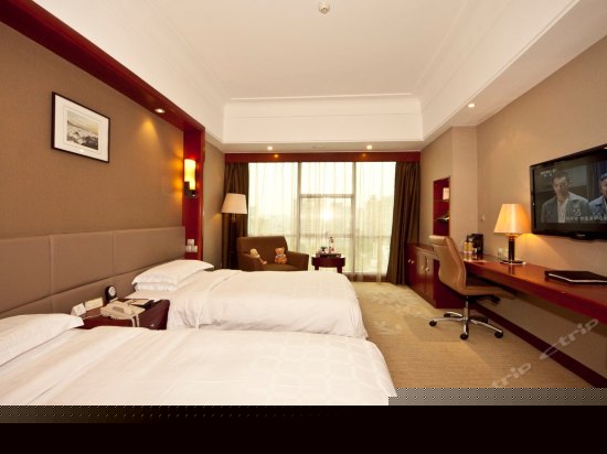 高级园景双床房