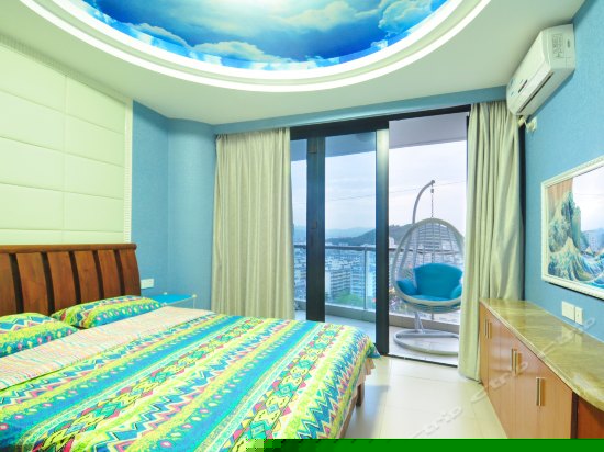 一室一厅城景双床房