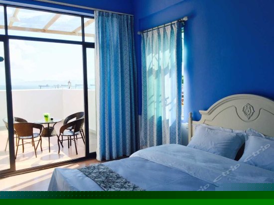 全海景落地窗私家花园大床房