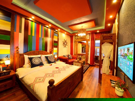 爱尚院花园浪漫大床房