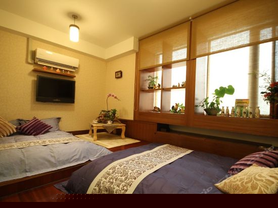 和风面纱四人套房