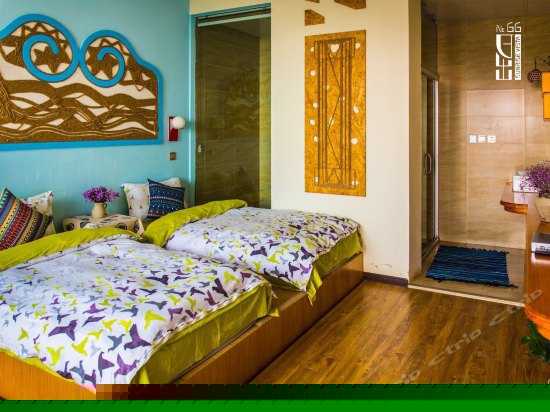 庭院海景双床房