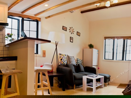 Loft复式庭院阳台双人间