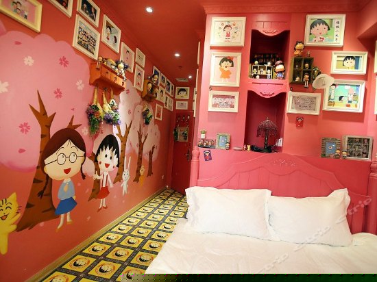 小丸子,动漫主题房(无窗)