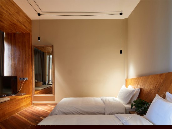 日式庭院海景双床房