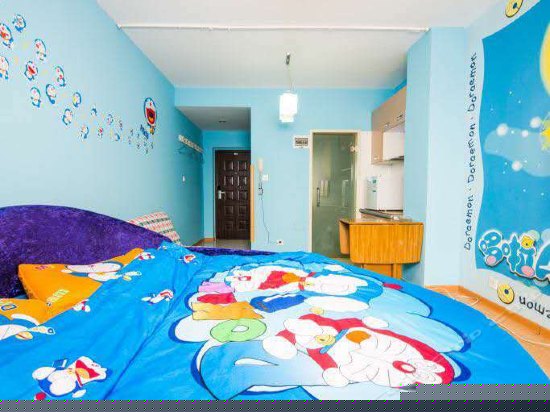 主题海景圆床房