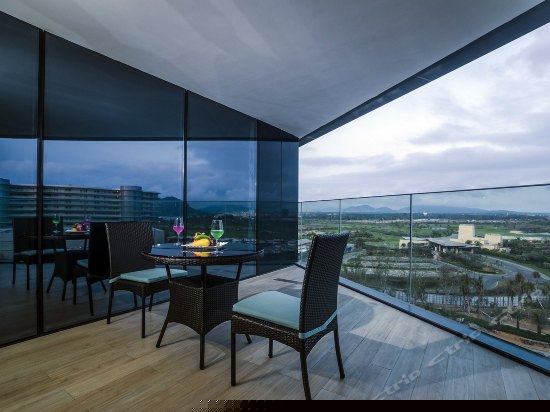 高级园景双床房