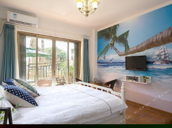 海之恋庭院大床房