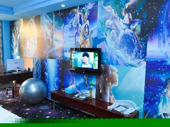 商务电动圆床房