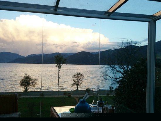 阳光湖景大床房