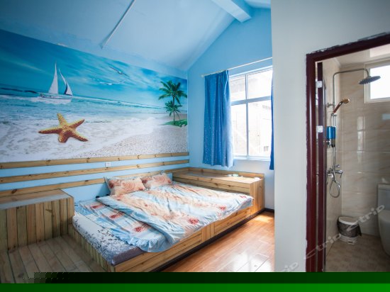 沙滩主题星空房