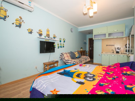 主题海景圆床房