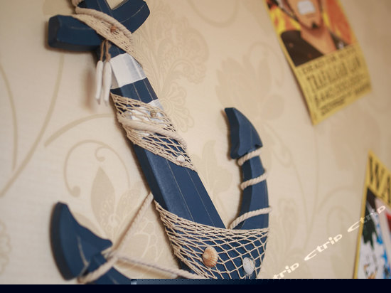 海贼王主题圆床房