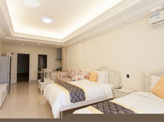 高级园景双床房